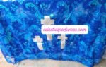 Royal blue sequence lace - Image 3