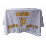 Altar Cloth - white and gold